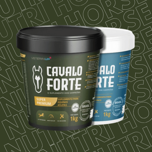 Cavalo Forte Super Premium + Casco e Pelo 1KG